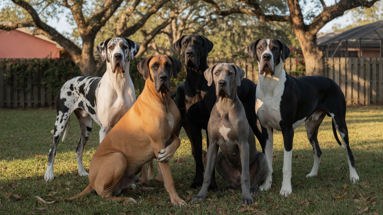 Great Danes with WildBills Great Dane Rescue